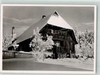 Winter Schwarzwaldhaus Foto AK