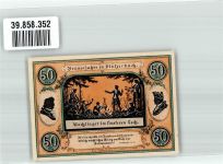 98714 O6316 Stützerbach 1921 Notgeldschein 50 Pfennig Brausejahre