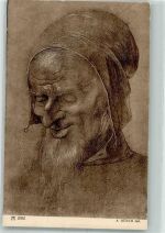 Apostelkopf Verlag Ackermann Nr.2302 Serie 223-4 Dürer, A. Künstlerkarte
