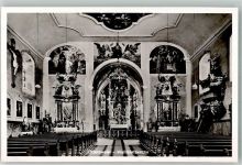 77833 W7583 Ottersweier Foto AK Wallfahrtkirche Innenansicht