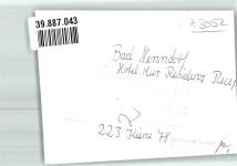 31542 W3052 Bad Nenndorf FOTO KEINE AK Hotel Ort handschrfitlich Foto Original aus Archiv eines Ansichtskartenverlags