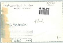 87534 W8974 Aach i Allgäu FOTO KEINE AK Weissachfall Foto Original aus Archiv eines Ansichtskartenverlags