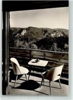 78567 W7203 Fridingen an der Donau Foto AK Gasthaus Berghaus Knopfmacher