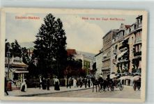 76530 W7570 Baden-Baden 1918 Gebrauchsspuren Foto AK