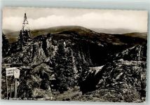 W8496 Lam , Oberpf Blick zur Landesgrenze Großer Osser Grenze Foto AK