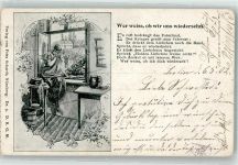 sign. Bader R. Frau Uniform Pickelhaube Soldatenliebe 1902 Künstlerkarte