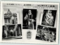 Roma Rom Basilica S. Pietro Wappen Citta del Vaticano Papst Foto AK