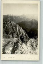 Dreispitze Am Grat Bergsteiger
