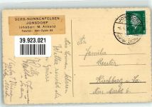 02796 O8805 Kurort Jonsdorf 1931 - Nonnenfelsen