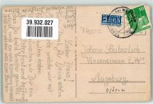 Hase vermenschlicht Herma Karte Nr. 26/4/11 Osterei 1955 Künstlerkarte