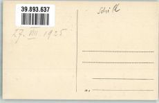 Motorisiertes offenes kleines Ausflugsboot Binnenschiff 1925 Künstlerkarte