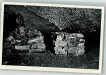 06567 O4712 Kyffhäuser - Höhle Barbarossatisch mit Stuhl