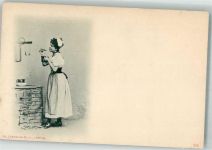 Küchenherd Dienstmädchen 1900