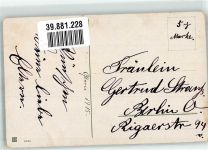 Zwei große bunte Eier Osterei 1915