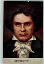 Verlag Max Sinz Porträt Beethoven, L. van 1900 Künstlerkarte