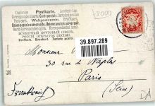 Aus dem Bierfass trinken Humor Bier 1900