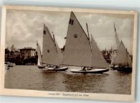 20095 W2000 Hamburg 1914 - Segelsport auf der Alster