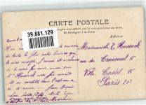 Von E. Azambre christliches Motiv Jugendstil