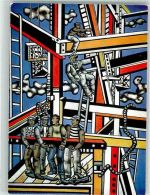 Fernand Leger : Les Constructeurs von 1950 Kubismus moderne Kunst Kunst