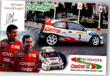 Carlons Sainz + Luis Moya World Rally Team Toyota Motorsport 1998 KEINE AK
