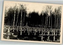 47051 W4100 Duisburg Foto AK Ort handschriftlich Friedhof WK I