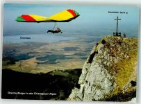 Gipfelkreuz Chiemsee Hochfelln Paragleiten Foto AK