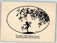 sign. Forck Elsbeth Fuchsie Elfe Künstlerkarte
