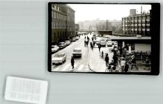 65428 W6090 Rüsselsheim FOTO KEINE AK Straße Auto Ort handschriftlich Foto Original aus Archiv eines Ansichtskartenverlags