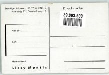 W2000 Hamburg Spitzentänzerin Lissy Montis Ballett Gebrauchsspuren