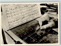 Notenblatt Notenstich Musik