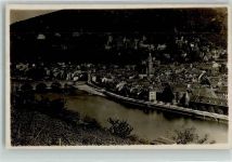 69115 W6900 Heidelberg , Neckar Gebrauchsspuren Foto AK Ort handschriftlich