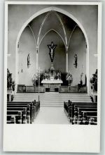 89165 W7905 Dietenheim , Iller Foto AK Kirche innen
