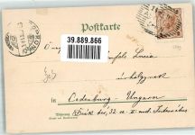 Postkarte mit Blumenduft Duftkarte 1899 Lithographie