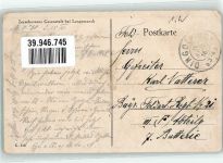 Langemark Langemarck Eine zerschossene Gasanstalt Feldpost WK I Dingolfing Westlicher Kriegsschauplatz 1916 Gebrauchsspuren