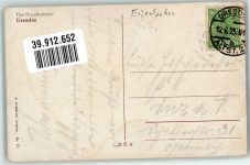 O8000 Dresden Dampflok Eisenbahn Bahnhof Litfaßsäule Straßenbahn 1923