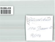 65428 W6090 Rüsselsheim FOTO KEINE AK Ort handschriftlich Foto Original aus Archiv eines Ansichtskartenverlags