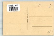75433 W7133 Maulbronn - Kirche Kloster Stich auf AK