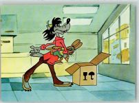 Sergej Rusakov: No, pockaj Wolf und Hase Comic Künstlerkarte