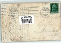 Ottmar Zieher sign. Bernhard F. Salondampfer Luitpold Starnberger See Nr. 10643 Künstlerkarte Raddampfer 1913 Gebrauchsspuren