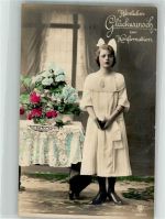 Verlag HB Serie 9403/4 handkolorieret Konfirmation