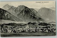 87561 W8980 Oberstdorf 1909 Foto AK Kirche