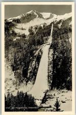 87561 W8980 Oberstdorf Foto AK Winter Ski Flugschanze