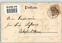 Konfirmation 1903 Prägedruck