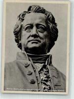 O5300 Weimar , Thür Kopf aus dem Rietschelschen Schiller u. Goethe Denkmal Goethe