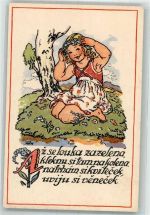 Kind Gedicht Fischerova-Kvechova, M. Künstlerkarte