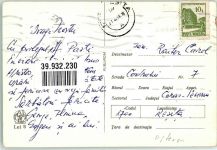 Hase + Küken vermenschlicht signiert Osterei 1993 Künstlerkarte