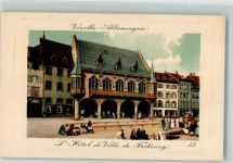 79098 W7800 Freiburg im Breisgau - Rathaus Marktszene