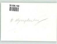 80331 W8000 Nymphenburg FOTO KEINE AK Ort handschriftlich