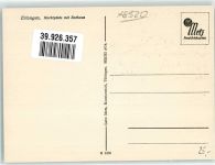 91052 W8520 Erlangen Künstlerkarte Stich Marktplatz und Rathaus