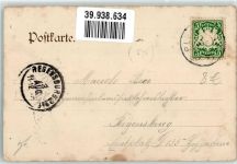 94505 W8351 Bernried , Niederbay 1906 - Schloss Egg